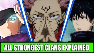 All 5 STRONGEST Sorcerer Family in Jujutsu Kaisen amp Their Powers Explained Gojo Zenin amp Kamo [upl. by Nimaynib]