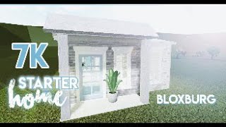 Roblox  Bloxburg  7k Cheap Starter Home Build Tutorial [upl. by Zelde]