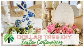 DOLLAR TREE DIY 2 EASTER CENTERPIECES [upl. by Jordanson348]