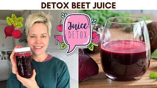 Beetroot Juice Recipe Using Blender [upl. by Hairam29]