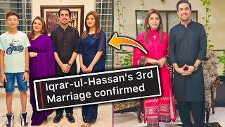 IqrarulHassans 3rd marriage confirmed  Iqrar ul Hassan 3rd wife  Iqrar ul Hassan 3rd wedding [upl. by Delaney326]