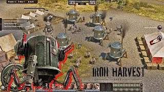 Iron Harvest  Intense 2 vs 2 Multiplayer Battle Gameplay  Polania vs Saxony [upl. by Sabina844]