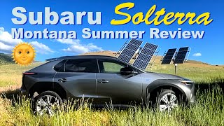 Subaru Solterra Montana Summer Review [upl. by Im]