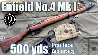 Enfield No4 Mk12 to 500yds Practical Accuracy [upl. by Eimrej]