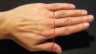 New RUBBER BAND Magic Trick Tutorial That You Never Knew Could be so Easy [upl. by Adnamas]