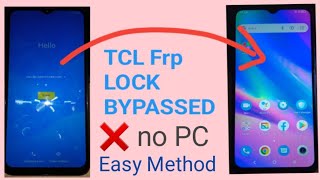 🔥TCL frp lock bypassed without PC 💯✅️ [upl. by Che]