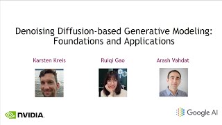 Tutorial on Denoising Diffusionbased Generative Modeling Foundations and Applications [upl. by Waring]