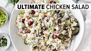 BEST CHICKEN SALAD RECIPE  easy amp healthy [upl. by Sudaorb]