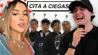 CITA A CIEGAS 1 MUJER VS 5 HOMBRES ❤️ [upl. by Einaj]