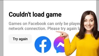 Fix Couldnt load game Games on Facebook can only be played on a network connection [upl. by Nihsfa438]