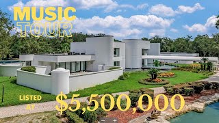 Touring a UNIQUE 5500000 Mansion Home in Longwood Florida [upl. by Gentry]