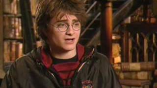 Daniel Radcliffe Harry Potter and the Goblet of Fire Interview on the romance [upl. by Tsirhc]