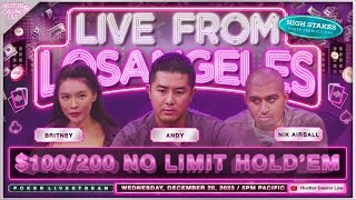 SUPER HIGH STAKES 100200400 Andy Nik Airball Britney Charles amp Peter [upl. by Hattie788]