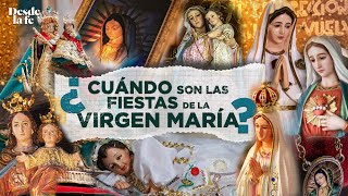 Fiestas de la Virgen María ¿cuál se celebra este mes [upl. by Sergias75]