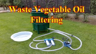 🔴 Making Biodiesel From Waste Vegetable Oil Oil Filtering System [upl. by Mccahill]