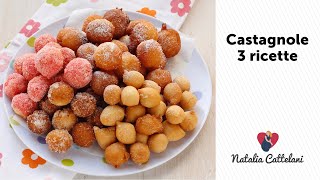 CASTAGNOLE DI CARNEVALE  Ricetta fritta e al forno  Natalia Cattelani [upl. by Schouten]