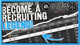 How to Get The Best Recruiting Class in College Football 25 [upl. by Eilata]