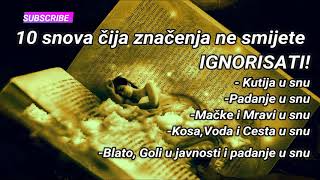 10 snova čija značenja ne smijete IGNORISATI [upl. by Ysiad9]