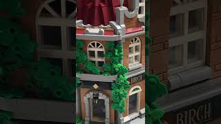 Lego Modular Corner Bookshop Full video in description  Brickland 10 [upl. by Alo14]