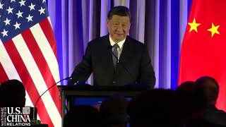 Xi Jinping on USChina relations at dinner in San Francisco  November 15 2023 [upl. by Arama]