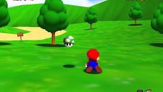 Super Mario 64 1up Glitch [upl. by Nerot]