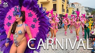 ⁴ᴷCarnival and Walk in Sesimbra Portugal 🇵🇹 [upl. by Kosey]