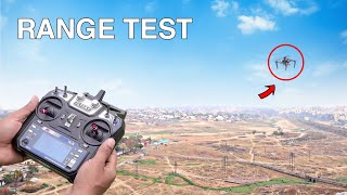 Drone transmitter range test  Drone kitni duur tak fly karega  Big experiment by Hi Tech xyz [upl. by Fife]