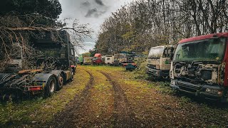 ABANDONED Lorry GRAVEYARD Where PRISON Vans Come To Die  IMSTOKZE [upl. by Rhodie544]