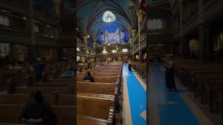 Inside the NotreDame Basilica in montreal canada [upl. by Annabella]