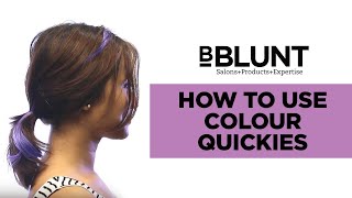 How To Use Colour Quickies ClipOn Hair Extensions [upl. by Nanyk]