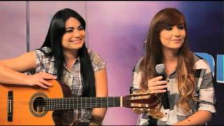 Gislaine e Mylena  Entrevista sobre o CD Do Jeito de Deus [upl. by Shannah98]