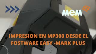 Como usar la impresora Panduit MP300 con el software EasyMark Plus [upl. by Nosmirc741]