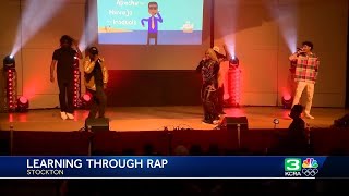 Stockton students learn through rap music [upl. by Ainoz]