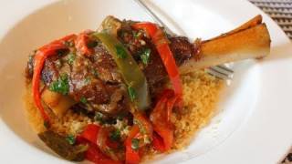 Lamb Caldero Recipe  Lamb Shanks Braised in Latin Dutch Oven [upl. by Ahsemal924]