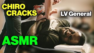 Chiro Cracks ASMR with LV General [upl. by Jacobson]