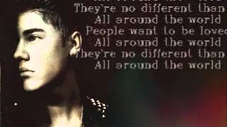 All Around The World Lyrics  Justin Bieber ft Ludacris [upl. by Olshausen433]