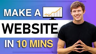 How To Build A Website in 10 Minutes Wordpress Tutorial 2024 [upl. by Nhabois]