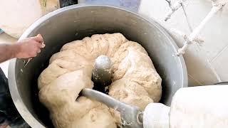 Lavash bread bakery in Hamedan  Persian Lavash bread  Persian Bread [upl. by Hayila]