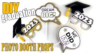 🎓Amazing DIY Graduation Photo Props for LESS Than 3 FREE PATTERN Class of 2024 [upl. by Nnywg]