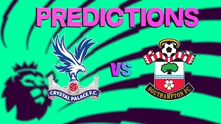 CRYSTAL PALACE VS SOUTHAMPTON FC PREMIER LEAGUE 2021 PREDICTION FIFA 20 [upl. by Friedlander396]