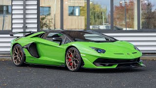 2020 Lamborghini Aventador SVJ Roadster  Verde Mantis  Walkaround 4K [upl. by Betta215]