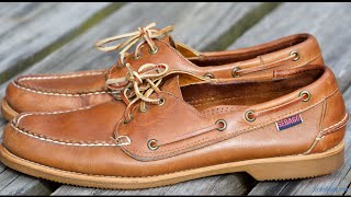 Sebago Boat Shoes  Made in USA  in 4k UHD [upl. by Ahsimak106]