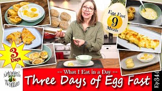 3 Days of Egg Fast Meals  Metabolic Reset to Get Back on Track and Boost Ketones [upl. by Ennovart]