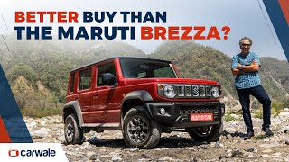 2023 Suzuki Jimny Review  Better Buy than the Brezza  CarWale [upl. by Hurd]