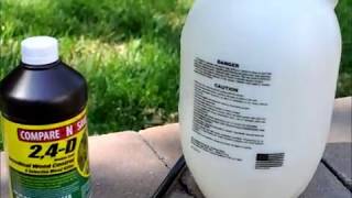 Lawn Weed Control Using 2 4D [upl. by Tabber]