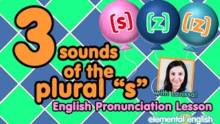 3 Sounds of the Plural quotsquot in English s z or ɪz [upl. by Sussna825]