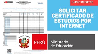 🔥Como Solicitar CERTIFICADO OFICIAL DE ESTUDIOS DIGITAL Por INTERNET Inicial Primaria y Secundaria👈 [upl. by Karoly]