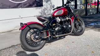 2022 TRIUMPH BONNEVILLE BOBBER GOLD LINE [upl. by Selene317]