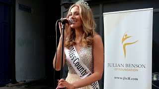 Miss County Dublin Hannah Kathleen Performs quotHallelujahquot For A Worthy Cause [upl. by Kidd839]