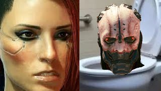 Skibidi Toilet Ringtone  New Update  Cyberpunk 2077 Mod [upl. by Annawd978]